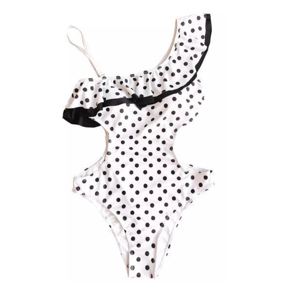 YMI Sexy Polka-Dot One-Piece Swimsuit - Picture 2 of 9